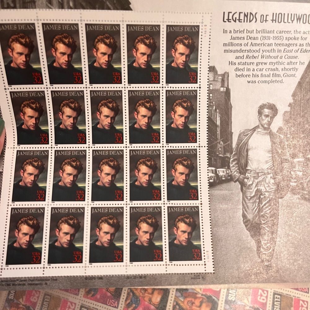 James Dean Stamps